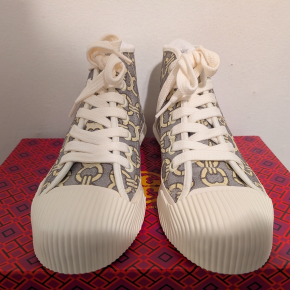 Tory Burch Buddy High Top Sneakers - Picture 5 of 7